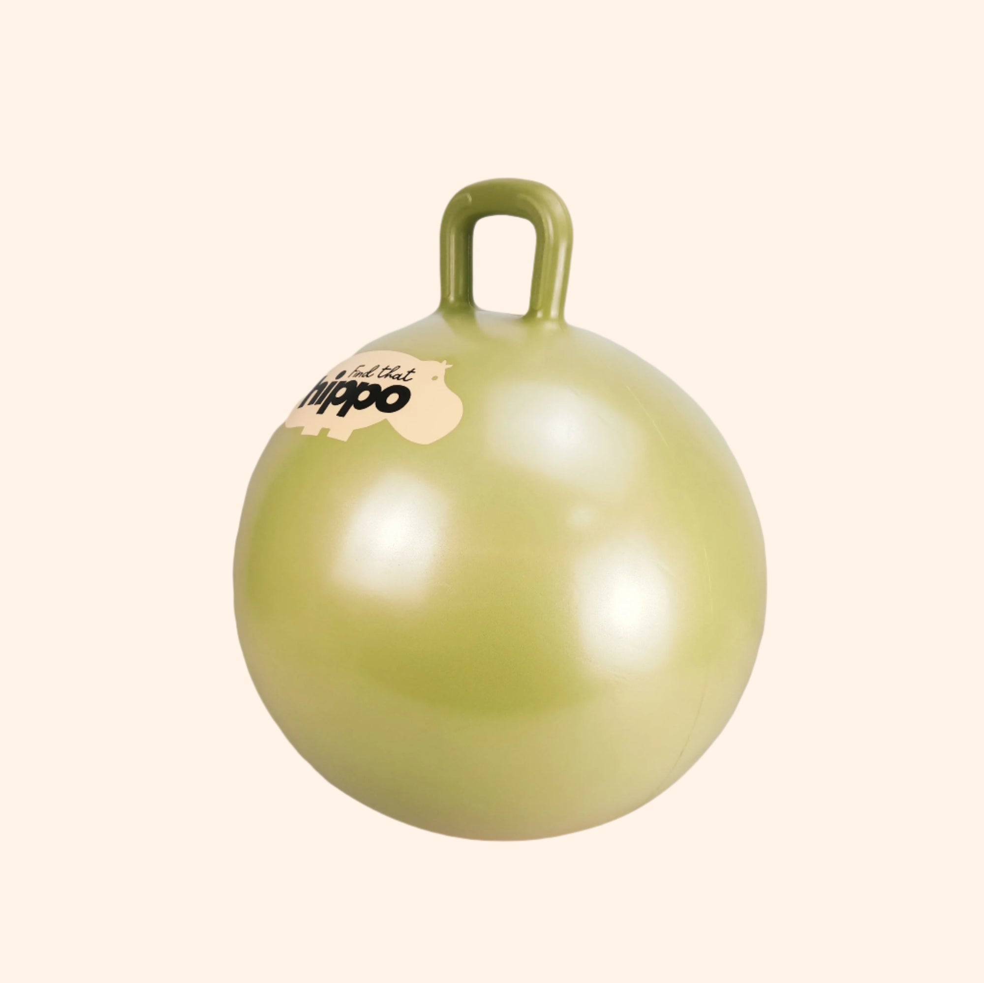 Isolated side angle view of yellow bouncing ball showing full round shape – Find That Hippo